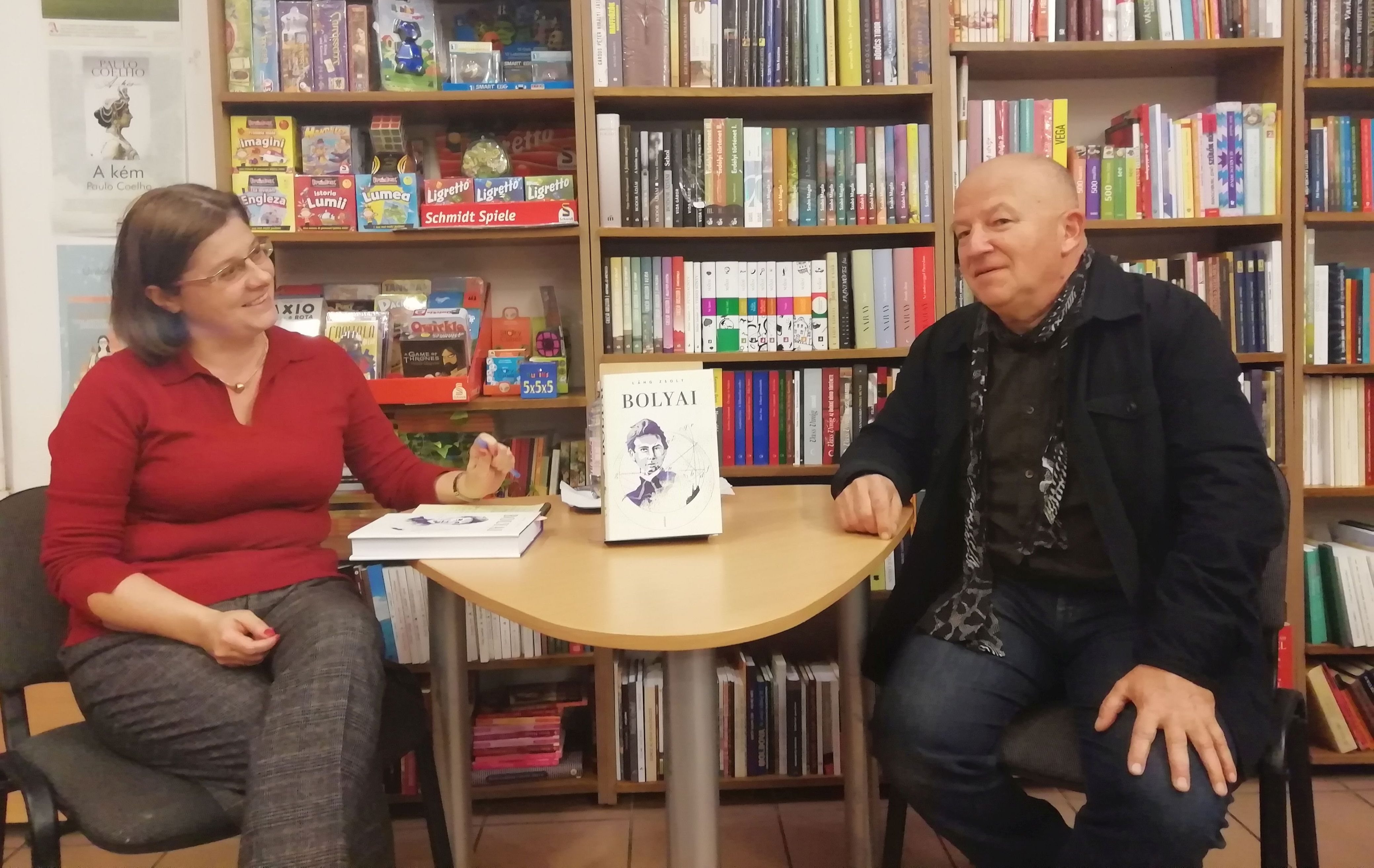 Kortársunk, Bolyai – bemutatták Láng Zsolt új regényét