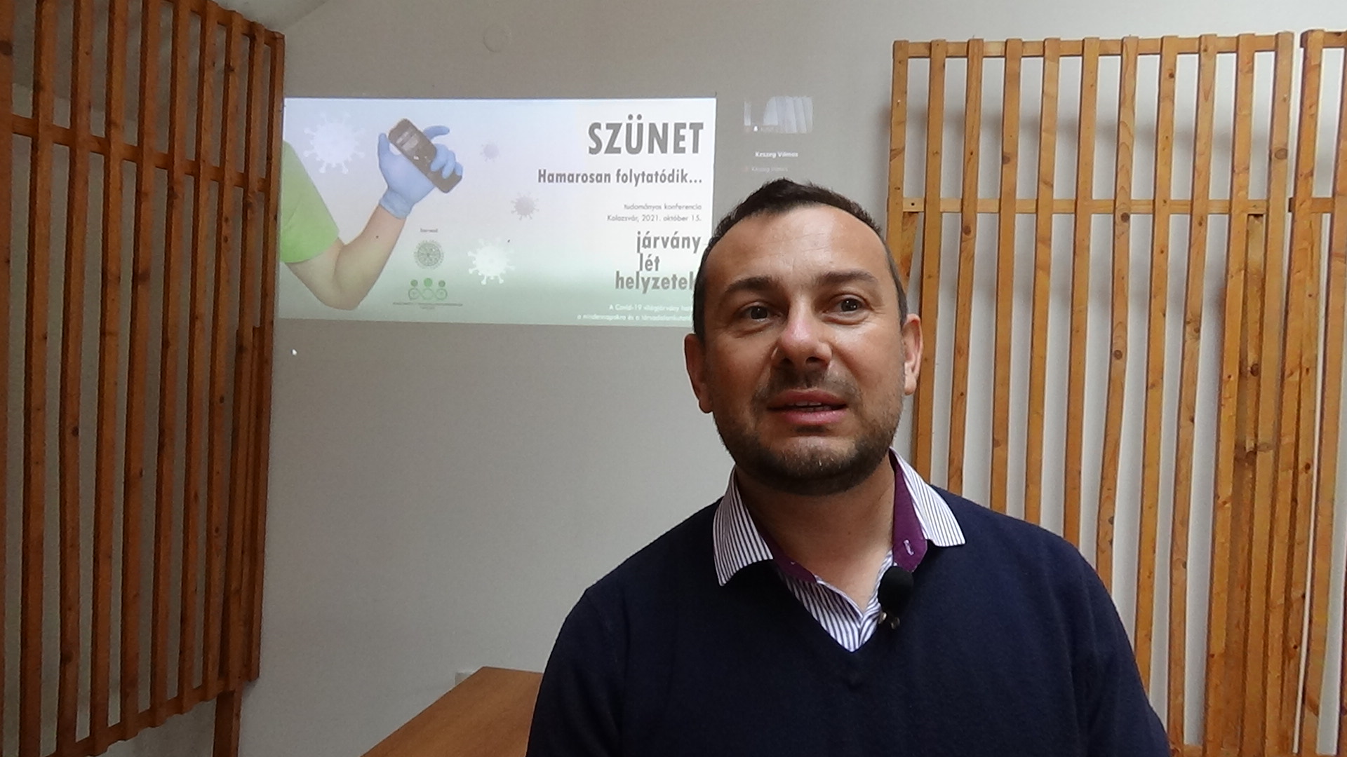 VIDEÓINTERJÚ – Vajda András: a koronavírus kapcsán törésvonal tapasztalható az emberek között