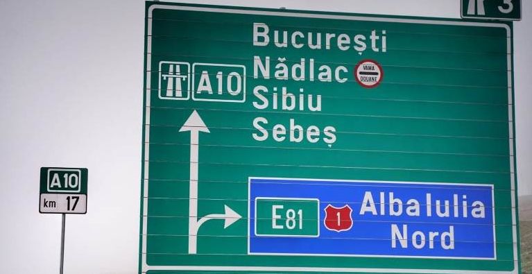 Megnyitották az A10-es autópálya Nagyenyed és Gyulafehérvár közötti 24 kilométeres szakaszát.