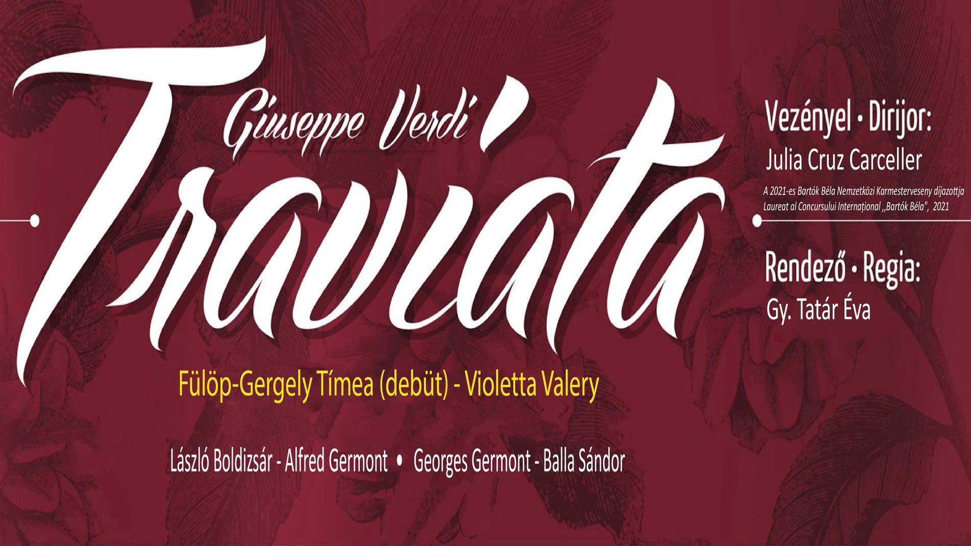 Holnap este Traviata a Kolozsvári Magyar Operában, két debüttel és vendégelőadóval