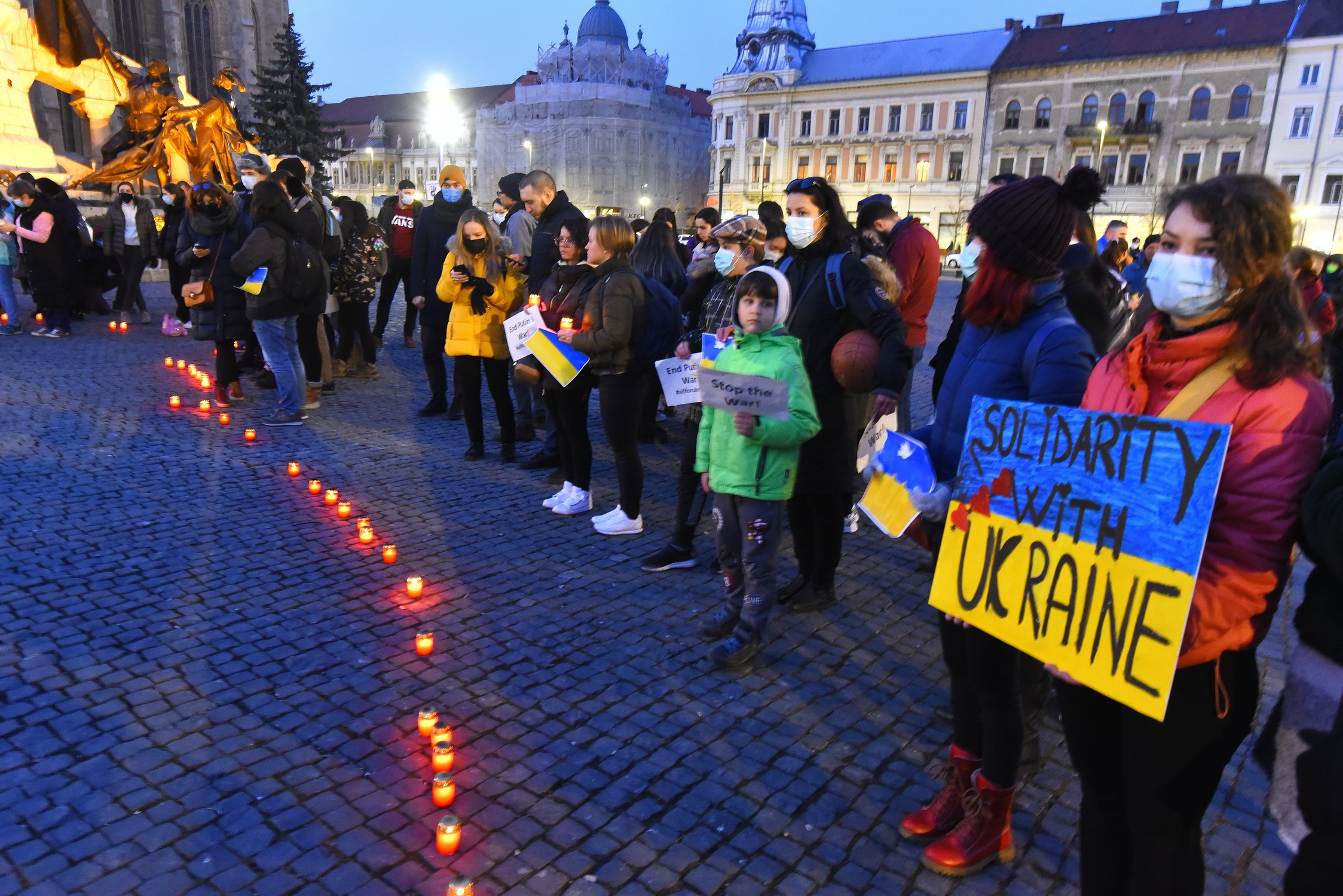 Szimpátiatüntetés Ukrajna szabadságáért