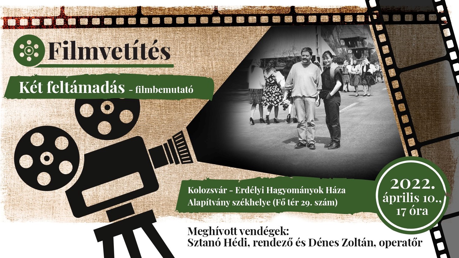 Vasárnap a készítők jelenlétében tekinthető meg a Két feltámadás című dokumentumfilm Kolozsváron