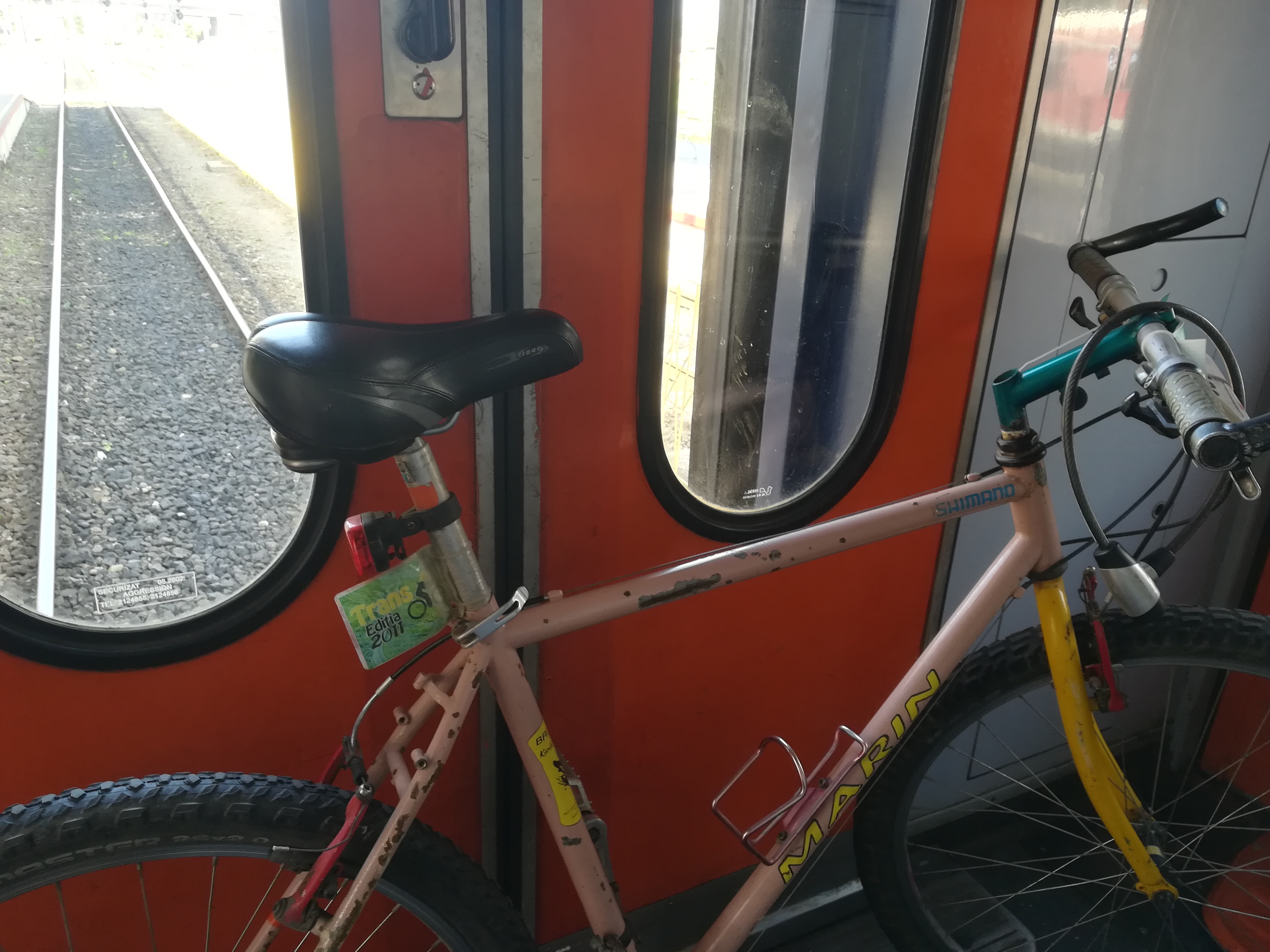 Körülményes volt a biciklinek a vonaton történő szállítása
