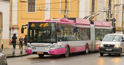 Már hét lila trolibusz közlekedik a kolozsvári utcákon