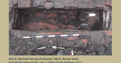 Ritka római sírt találtak a régészek Erdélyben