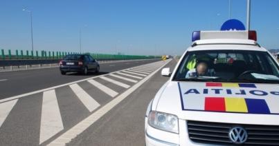 225 kilométer/órával száguldott egy bukaresti férfi az A1-es autópályán
