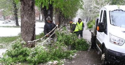 Áprilisi tél – Kolozs megyében nincsenek fennakadások a közutakon