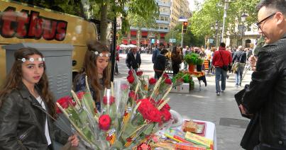 Egy rózsa, egy könyv, na meg a katalán függetlenség