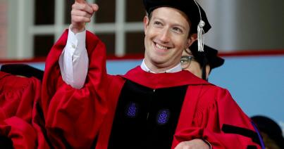 A Facebook alapítója tiszteletbeli diplomát kapott a Harvardon