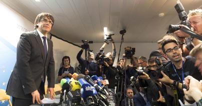 Feladta magát a belga hatóságoknak Puigdemont. Vasárnap délután kihallgatják az öt kormánytagot