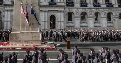 Megemlékeztek Londonban a brit háborús halottakról, a királynő már nem koszorúzott