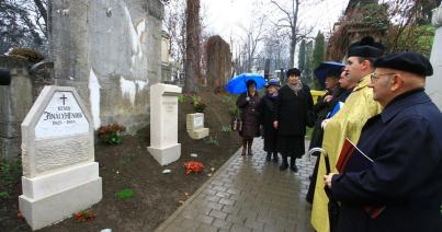 Finály Henrik és Melka Vince  síremlékét állították helyre