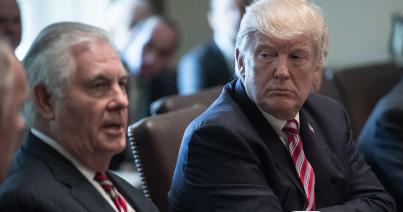 Donald Trump amerikai elnök menesztette Rex Tillerson külügyminisztert