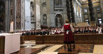 Rendhagyó Magyarok Nagyasszonya ünnepi búcsú Rómában