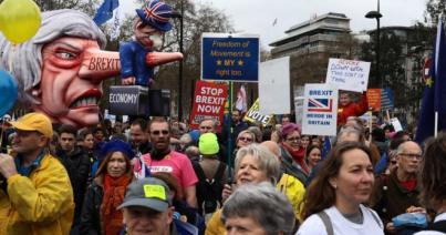 Brexit - Százezres tüntetés Londonban az újabb népszavazásért
