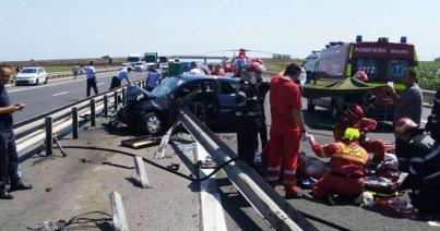 Súlyos baleset az A1-es autópályán: három személy meghalt, egy gyermek kómában van