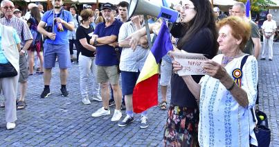 Tüntettek Kolozsváron is a kormány ellen