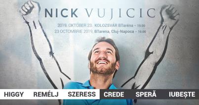 Kolozsvárra látogat Nick Vujicic motivációs tréner