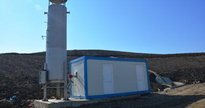 Biogázt semlegesítenek a Pataréten