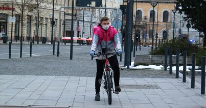 Biciklis futárcég: 30 százalékos visszaesést tapasztaltunk