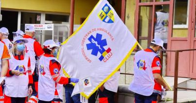 Kolozsváron is sztrájkoltak a mentősök