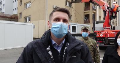 VIDEÓINTERJÚ - Betegosztályozó konténer a Clujana kórháznál