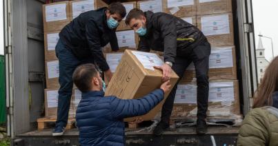 Közel 1,2 millió védőmaszk érkezett Erdélybe