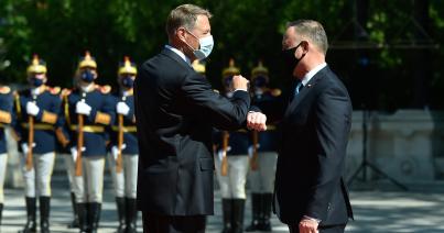 Iohannis-Duda találkozó: a NATO elrettentő szerepének erősítését szorgalmazzák
