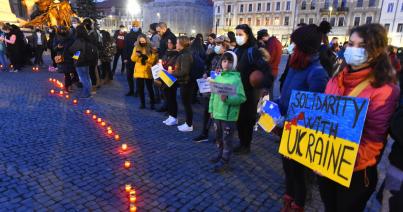 Szimpátiatüntetés Ukrajna szabadságáért