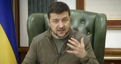 Zelenszkij "felszólalt" a román parlamentben is