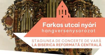 Szerdán kezdődik a nyári hangversenysorozat a Farkas utcai református templomban
