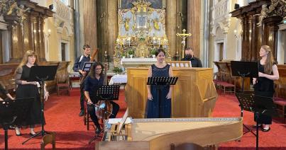 A többnemzetiségű Musicus Helveticus koncertezett a piarista templomban