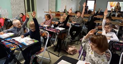 Írni, olvasni és számolni tanulnak az ukrán háborús menekült elemisták