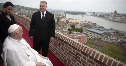 Novák Katalin és Orbán Viktor is fogadta Ferenc pápát