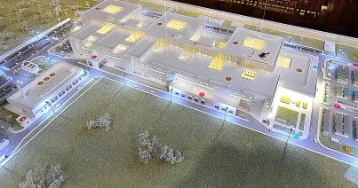 Bemutatták a Kolozs Megyei Sürgősségi Kórház 3D-s makettjét