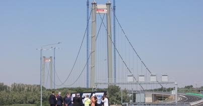 Felavatták a brăilai Duna-hidat, az EU harmadik leghosszabb függőhídját
