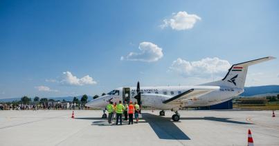 Az AeroExpress landolt elsőként Gyergyóremete repülőterén