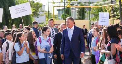 Iohannis: az oktatási reform megvalósítása türelmet és kitartást igényel