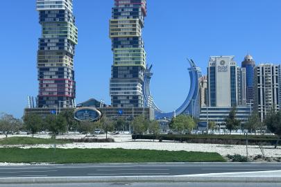 Modern épületek Katar fővárosában, Dohában