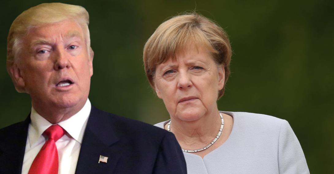 Angela Merkel és Donald Trump találkozó március 14-én