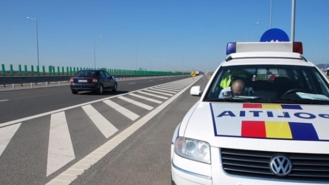 225 kilométer/órával száguldott egy bukaresti férfi az A1-es autópályán
