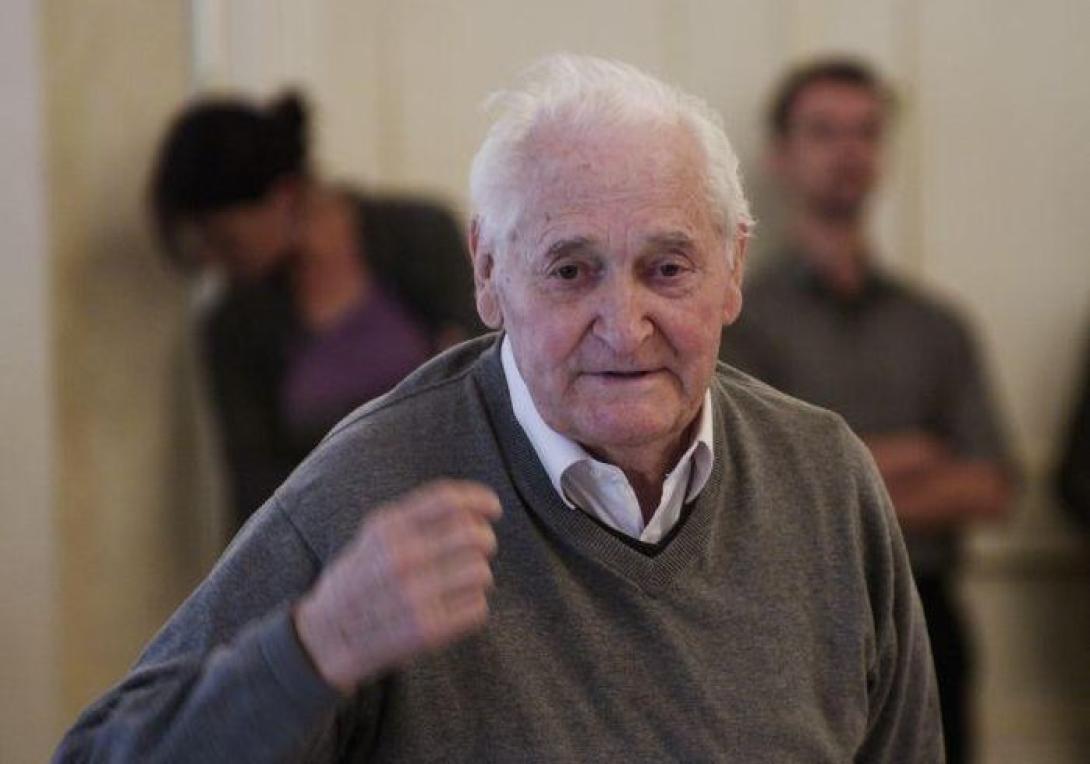 Kányádi Sándort köszöntötték 88. születésnapja alkalmából Budapesten