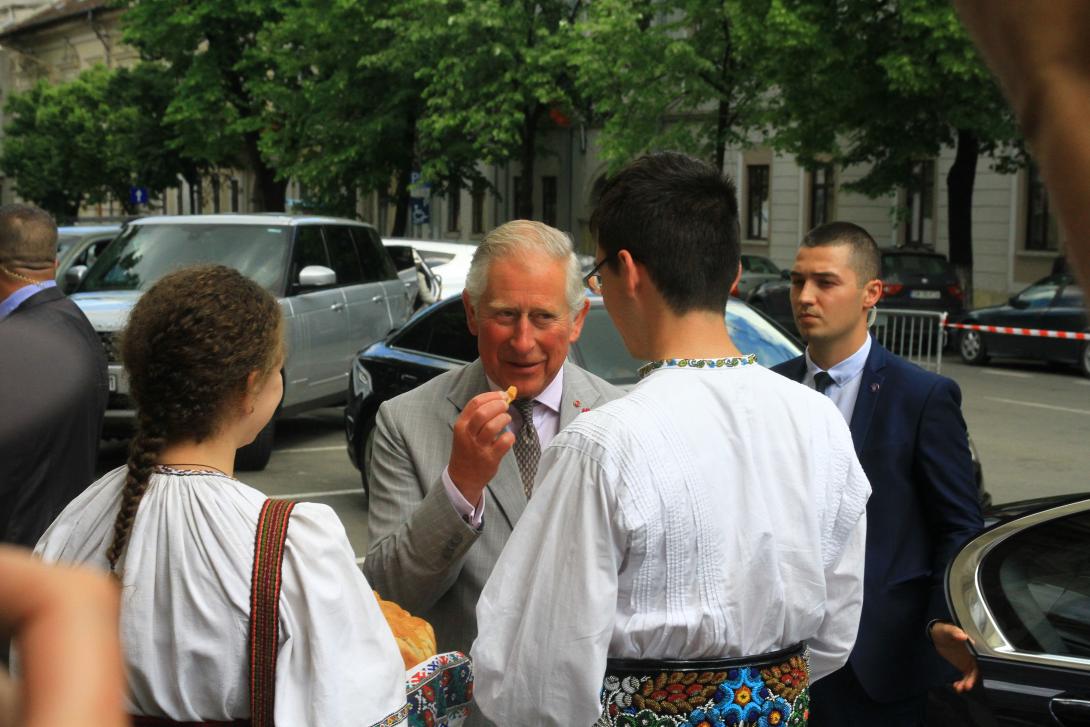 Károly walesi herceg megérkezett Kolozsvárra, a Babes-Bolyai Tudományegyetemre