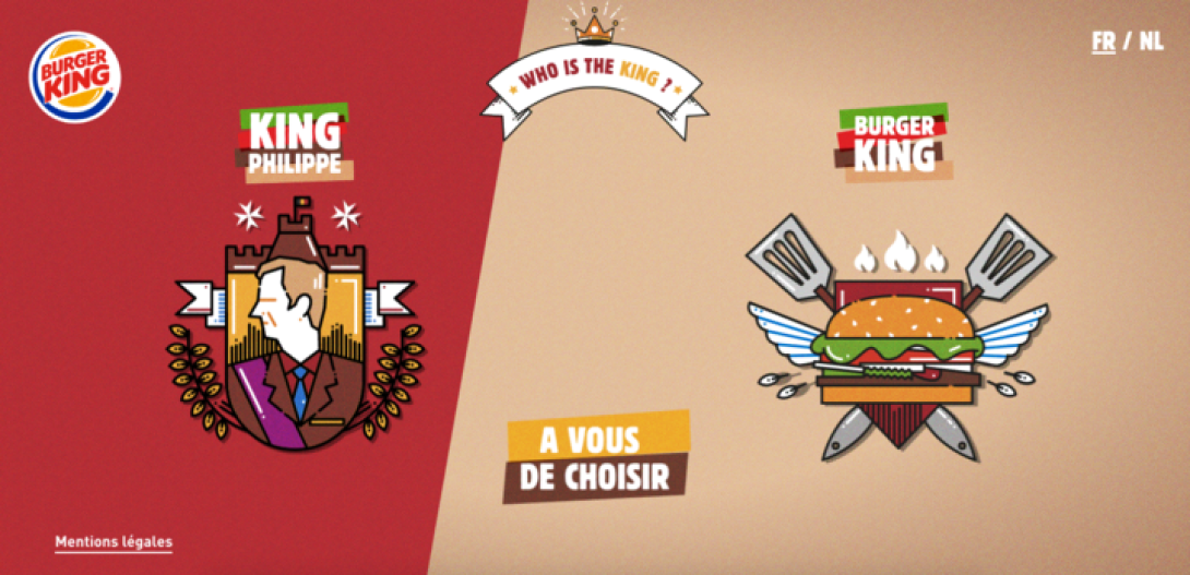 A belga királyi család tiltakozik a Burger King reklámja ellen