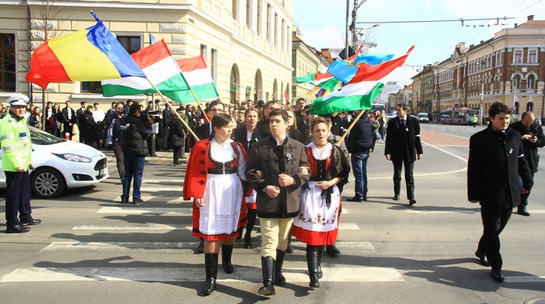 Békés ünneplés Kolozsváron március 15-én