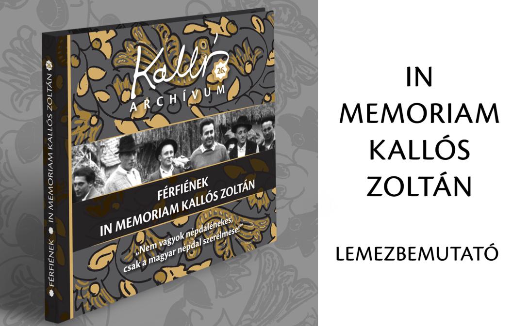 Férfiének – CD-bemutatóval emlékeztek Kallós Zoltánra