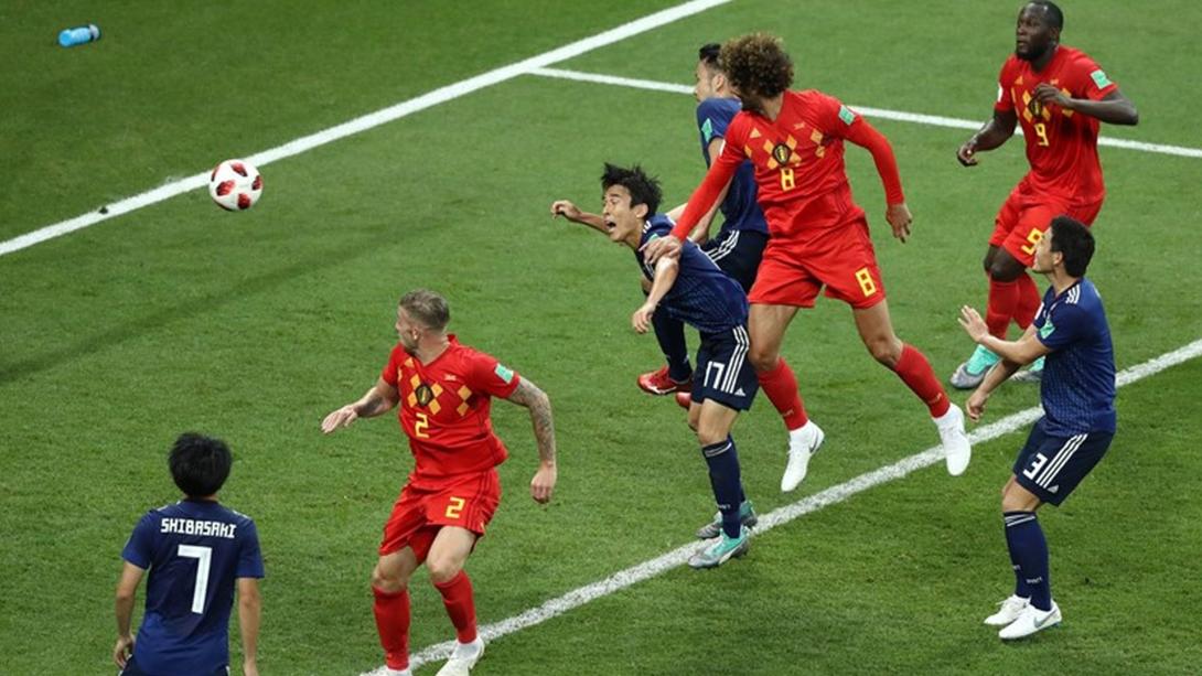 Vb-2018 – Belgium 0–2-ről fordított, a 94. percben lőtt góllal győzte le Japánt