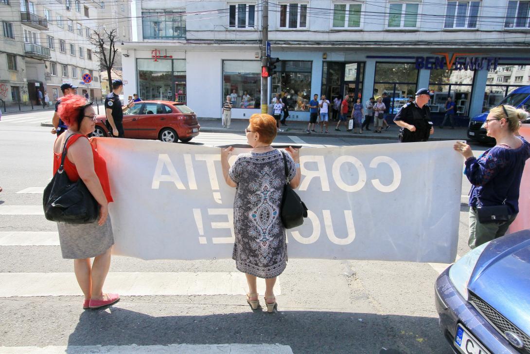 A diaszpórában élők tüntettek Kolozsváron