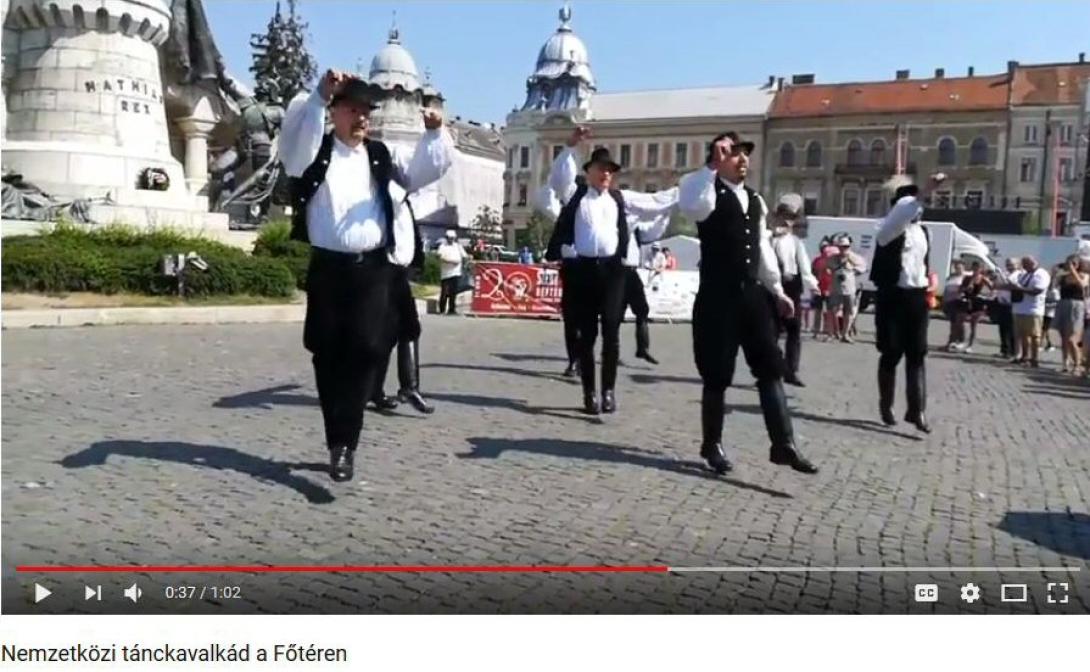 VIDEÓ - Nemzetközi tánckavalkád a Főtéren