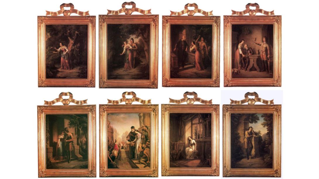 Kiállítják a több mint 150 éves Szép Ilonka festménysorozatot
